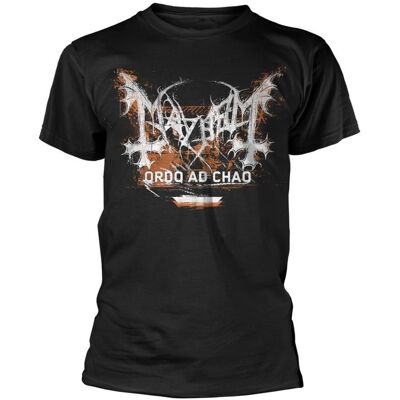 Mayhem Unisex Aikuisten Ordo Ad Chao Logo T-paita Mayhem Unisex Aikuisten Ordo Ad Chao Logo T-paita