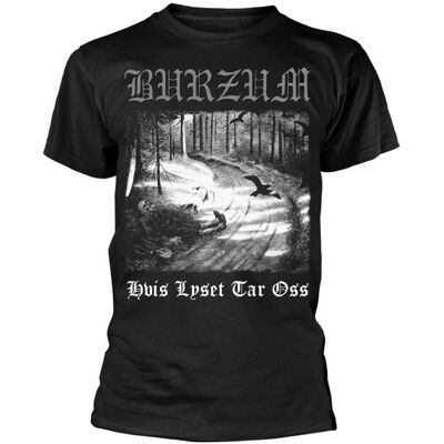 Burzum Unisex Aikuisten Hvis Lyset Tar Oss T-paita Burzum Unisex Aikuisten Hvis Lyset Tar Oss T-paita