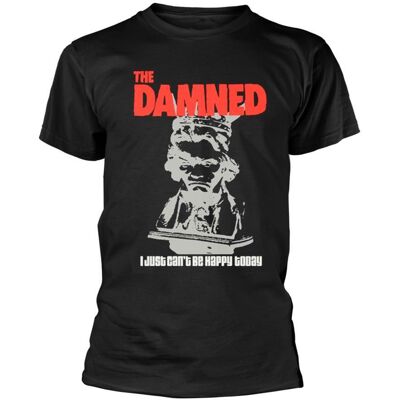 The Damned Unisex aikuisten I Just Can´t Be Happy Today T-paita The Damned Unisex aikuisten I Just Can´t Be Happy Today T-paita