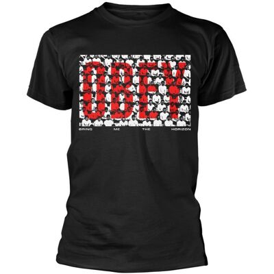 Bring Me The Horizon Unisex Aikuisten Obey T-paita Bring Me The Horizon Unisex Aikuisten Obey T-paita
