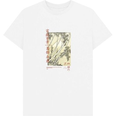 Apoh Unisex aikuisten Hokusai bambu T-paita Apoh Unisex aikuisten Hokusai bambu T-paita