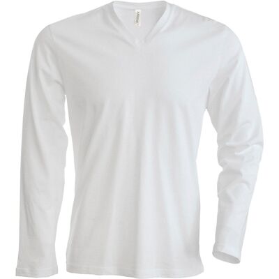 Kariban Miesten Slim Fit Pitkähihainen V-kaula-aukko T-paita Kariban Miesten Slim Fit Pitkähihainen V-kaula-aukko T-paita