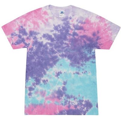 Colortone Unisex aikuisten solmuvärjätty T-paita Colortone Unisex aikuisten solmuvärjätty T-paita