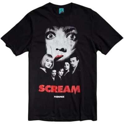 Scream Unisex Aikuisten Elokuvajuliste T-paita Scream Unisex Aikuisten Elokuvajuliste T-paita