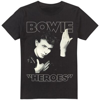 David Bowie miesten Heroes-kannen T-paita David Bowie miesten Heroes-kannen T-paita