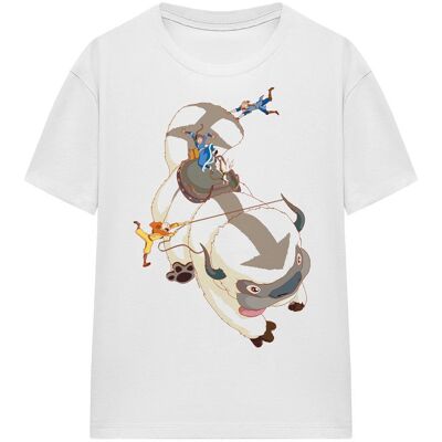 Avatar The Last Airbender Unisex Aikuisten Hang On Appa T-paita Avatar The Last Airbender Unisex Aikuisten Hang On Appa T-paita