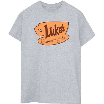 Gilmore Girls Naisten/Naisten Luke's Logo Boyfriend T-paita Gilmore Girls Naisten/Naisten Luke's Logo Boyfriend T-paita