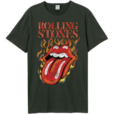 Amplified Unisex Aikuisten Hot Tongue The Rolling Stones T-paita Amplified Unisex Aikuisten Hot Tongue The Rolling Stones T-paita
