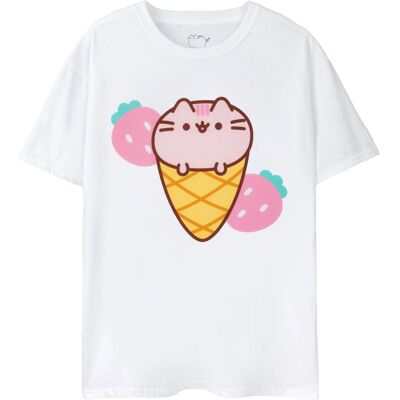 Pusheen naisten/naisten jäätelö-T-paita Pusheen naisten/naisten jäätelö-T-paita