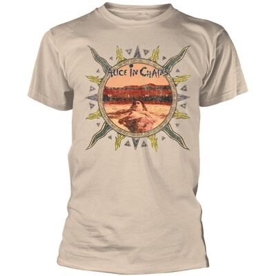 Alice In Chains Unisex Aikuisten Vintage Dirt Sun T-paita Alice In Chains Unisex Aikuisten Vintage Dirt Sun T-paita