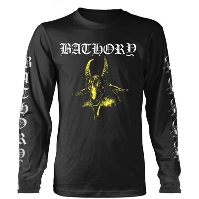 Bathory Unisex aikuisten vuohi pitkähihainen T-paita Bathory Unisex aikuisten vuohi pitkähihainen T-paita