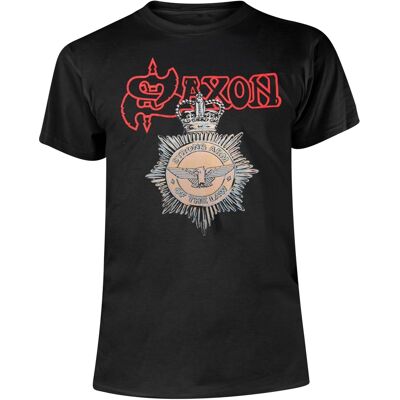 Saxon Unisex Aikuisten Strong Arm Of The Law T-paita Saxon Unisex Aikuisten Strong Arm Of The Law T-paita