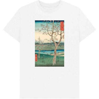 Apoh Unisex aikuisten Hiroshige Landscape Ashmolean Museum T-paita Apoh Unisex aikuisten Hiroshige Landscape Ashmolean Museum T-paita