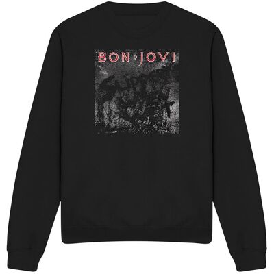 Bon Jovi Unisex aikuisten Slippery When Wet -collegepaita Bon Jovi Unisex aikuisten Slippery When Wet -collegepaita