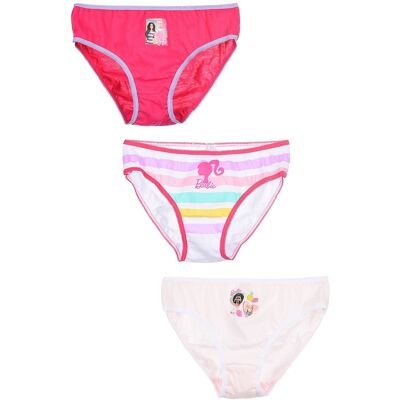 Barbie -alushousut lapsille - 3 kpl:n pakkaus - 6-8 vuotta Barbie -alushousut lapsille - 3 kpl:n pakkaus - 6-8 vuotta