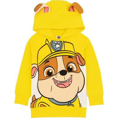 Paw Patrol Ryhmä Hau Lasten Rubble 3D-korvat huppari Paw Patrol Ryhmä Hau Lasten Rubble 3D-korvat huppari