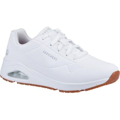 Skechers Naiset Uno SR Turvakenkä - Valkoinen - Koko 4 Skechers Naiset Uno SR Turvakenkä - Valkoinen - Koko 4
