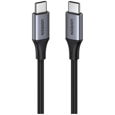 USB-kaapeli Ugreen USB-C - USB-C 2 m harmaa (90440) USB-kaapeli Ugreen USB-C - USB-C 2 m harmaa (90440)