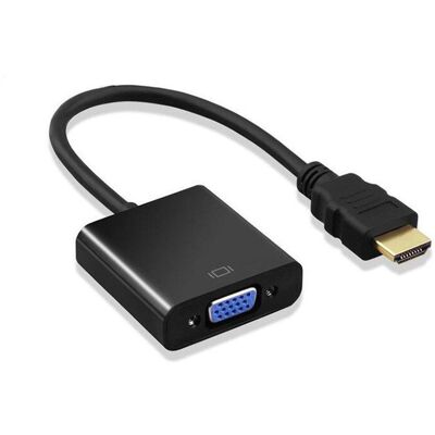 A Series 2 Kpl VGA:sta HDMI-Adapteri - VGA (nainen) uros HDMI (uros) - Tukee jopa 1080p A Series 2 Kpl VGA:sta HDMI-Adapteri - VGA (nainen) uros HDMI (uros) - Tukee jopa 1080p