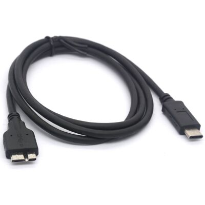 NÖRDIC USB C - Micro B Kaapeli 3m - Ulkoinen Kiintolevy NÖRDIC USB C - Micro B Kaapeli 3m - Ulkoinen Kiintolevy