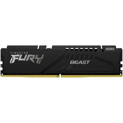 Kingston Technology FURY Beast 64 Gt 6000 MT/s DDR5 CL36 DIMM (2 kpl:n pakkaus) 1Rx8 , musta, 64 GB, 2 x 32 GB, DDR5, 288-pin DIMM Kingston Technology FURY Beast 64 Gt 6000 MT/s DDR5 CL36 DIMM (2 kpl:n pakkaus) 1Rx8 , musta, 64 GB, 2 x 32 GB, DDR5, 288-pin DIMM