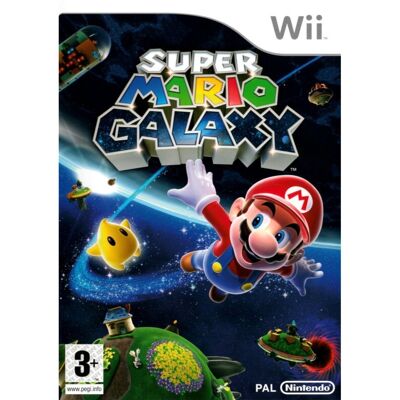 Nintendo Super Mario Galaxy Wii Nordic (Käytetty) Nintendo Super Mario Galaxy Wii Nordic (Käytetty)
