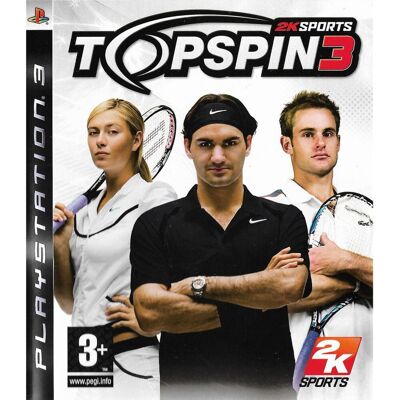 Sony Top Spin 3 Playstation 3 PS3 (Käytetty) Sony Top Spin 3 Playstation 3 PS3 (Käytetty)