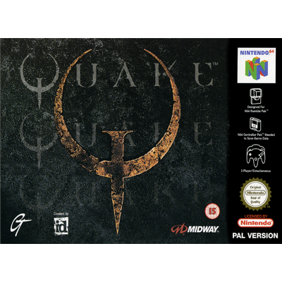 Quake 64 - Nintendo 64/N64 - PAL / EUR (KÄYTETTY TAVARA) Quake 64 - Nintendo 64/N64 - PAL / EUR (KÄYTETTY TAVARA)
