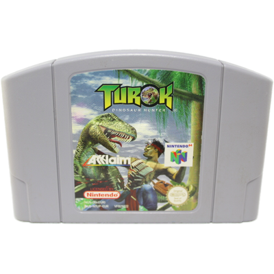 Turok: Dinosaur Hunter - Nintendo 64/N64 - PAL/EUR (KÄYTETTY TAVARA) Turok: Dinosaur Hunter - Nintendo 64/N64 - PAL/EUR (KÄYTETTY TAVARA)
