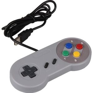 Nintendo Joy-iT SBC-GAMEPAD-SNES, Pad-ohjain, PC, Valintapainike, Käynnistyspainike, Analoginen, Langallinen, USB 2.0 Nintendo Joy-iT SBC-GAMEPAD-SNES, Pad-ohjain, PC, Valintapainike, Käynnistyspainike, Analoginen, Langallinen, USB 2.0