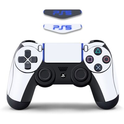 Sony PS4 / PS4 Slim Game Controller Irrotettava tarra - Valkoinen Sony PS4 / PS4 Slim Game Controller Irrotettava tarra - Valkoinen