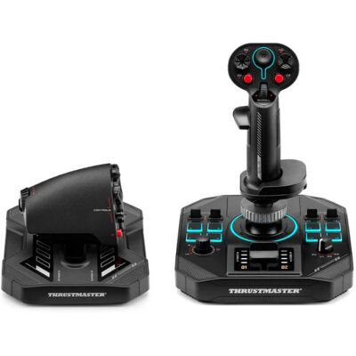 Thrustmaster Sol-R 4 HOTAS, Ohjain + moottorin ohjausvipu, PC, Analoginen/Digitaalinen, Punainen/Vihreä/Sininen, Langallinen, USB Thrustmaster Sol-R 4 HOTAS, Ohjain + moottorin ohjausvipu, PC, Analoginen/Digitaalinen, Punainen/Vihreä/Sininen, Langallinen, USB