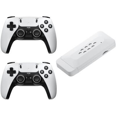 Game Stick 4K Dual 2.4G langattomat peliohjaimet ja 128G 30000+ Games for TV Game Stick 4K Dual 2.4G langattomat peliohjaimet ja 128G 30000+ Games for TV