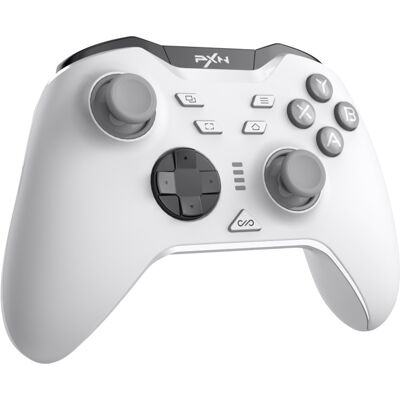 Langaton Bluetooth-peliohjain vastaanottimella Yhteensopiva Steam PC Android iOS Nintendo Switchin kanssa - valkoinen Langaton Bluetooth-peliohjain vastaanottimella Yhteensopiva Steam PC Android iOS Nintendo Switchin kanssa - valkoinen