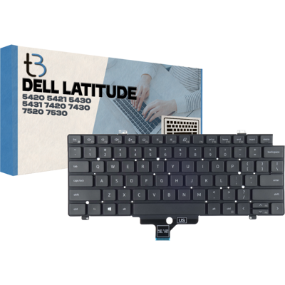 Näppäimistö Dell Latitude 5420 5421 5430 5431 7420 7430 7520 7530 LED-näytöllä Näppäimistö Dell Latitude 5420 5421 5430 5431 7420 7430 7520 7530 LED-näytöllä