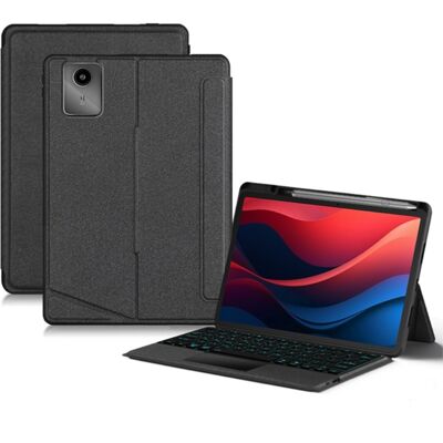 Lenovo Tab M11 Tabletti Nahkainen Bluetooth - näppäimistöllä Lenovo Tab M11 Tabletti Nahkainen Bluetooth - näppäimistöllä