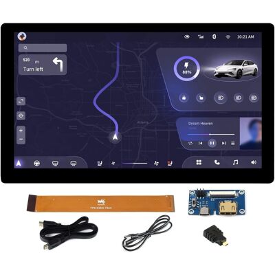 Waveshare 7 tuuman HDMI-näyttö Kosketusnäyttö LCD 1024 x 600 IPS Tukee Kaikkia Raspberry Pi -versioita Windows-näyttö Waveshare 7 tuuman HDMI-näyttö Kosketusnäyttö LCD 1024 x 600 IPS Tukee Kaikkia Raspberry Pi -versioita Windows-näyttö