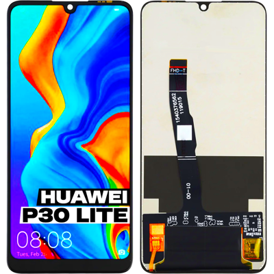 Alkuperäinen Huawei P30 lite MAR-LX1A LCD-näyttö + kosketusnäyttö (Kunnostettu) Musta Alkuperäinen Huawei P30 lite MAR-LX1A LCD-näyttö + kosketusnäyttö (Kunnostettu) Musta