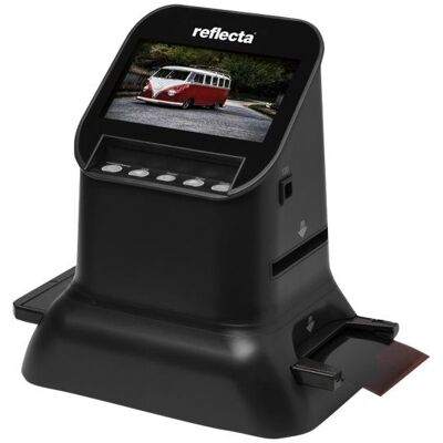 Reflecta x66-Scan, Valokuvaskanneri, Musta, LCD, 10,9 cm (4.3"), CMOS, 1/2.33" Reflecta x66-Scan, Valokuvaskanneri, Musta, LCD, 10,9 cm (4.3"), CMOS, 1/2.33"