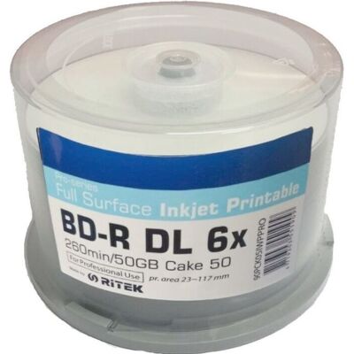 Traxdata BD-R DL 50 GB 6x 50 kpl (TRBDL50) Traxdata BD-R DL 50 GB 6x 50 kpl (TRBDL50)