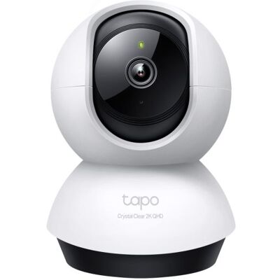 TP-Link Tapo C220, IP-turvakamera, Sisätila, Langaton, Vastaanotto, Valkoinen, Musta, Pallomainen TP-Link Tapo C220, IP-turvakamera, Sisätila, Langaton, Vastaanotto, Valkoinen, Musta, Pallomainen