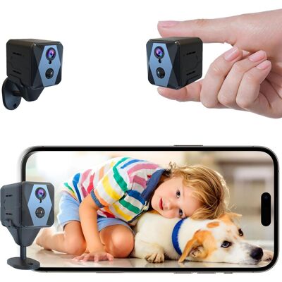2,4GHz WiFi Mini-Kamera, 4K Langaton Sisätilojen Valvontakamera 2,4GHz WiFi Mini-Kamera, 4K Langaton Sisätilojen Valvontakamera