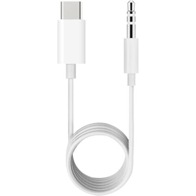 PowerGuard USB-C to 3,5 mm audio adapter cable - Valkoinen PowerGuard USB-C to 3,5 mm audio adapter cable - Valkoinen
