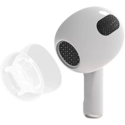 1-pari TPE Korvatyynyt Apple AirPods (Gen4) - M - Clear 1-pari TPE Korvatyynyt Apple AirPods (Gen4) - M - Clear