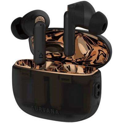 Creative Aurvana Ace 2 TWS-nappikuulokkeet ANC Bluetooth, musta/kupari Creative Aurvana Ace 2 TWS-nappikuulokkeet ANC Bluetooth, musta/kupari