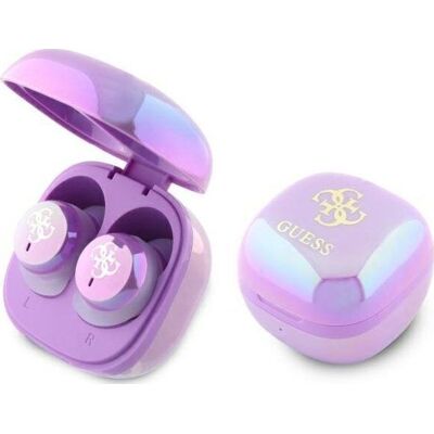 Guess 4G Logo Mini TWS Langattomat Kuulokkeet - Violetti Guess 4G Logo Mini TWS Langattomat Kuulokkeet - Violetti