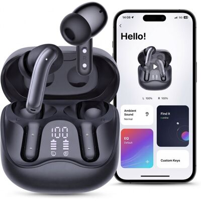 WAVORYX Air1 Pro langattomat kuulokkeet Bluetooth 5.4 – Hybrid ANC, 6 Mics ENC, Hi-Res-ääni & 40 tunnin akunkesto WAVORYX Air1 Pro langattomat kuulokkeet Bluetooth 5.4 – Hybrid ANC, 6 Mics ENC, Hi-Res-ääni & 40 tunnin akunkesto