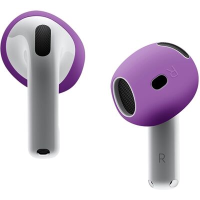 AirPods 4:lle liukumaton silikonikotelo, korvasuojat, nappikuulokkeet - Violetti AirPods 4:lle liukumaton silikonikotelo, korvasuojat, nappikuulokkeet - Violetti