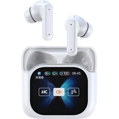 Kääntäjä 150 kielen käännös Smart Voice Bluetooth In Ear -kuulokkeet - Valkoinen Kääntäjä 150 kielen käännös Smart Voice Bluetooth In Ear -kuulokkeet - Valkoinen