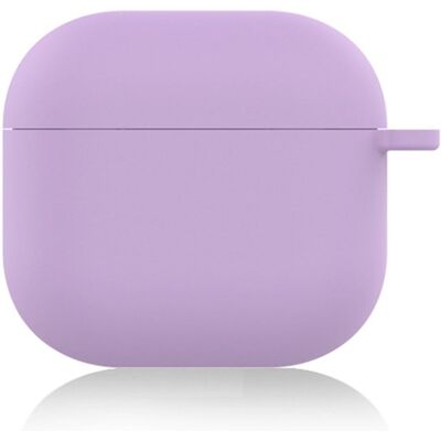 AirPods 4 silikoni asia pehmeä langaton kuulokkeet järjestäjä kansi paksuus 1.5mm karabiini - Vaaleanpunainen Violetti AirPods 4 silikoni asia pehmeä langaton kuulokkeet järjestäjä kansi paksuus 1.5mm karabiini - Vaaleanpunainen Violetti